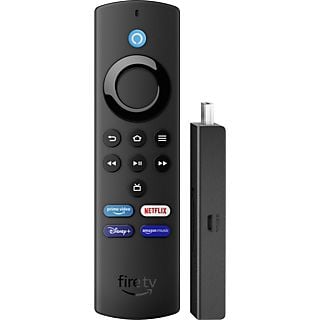 AMAZON Fire TV Stick Lite mit Alexa-Sprachfernbedienung Lite (ohne TV-Steuerungstasten) - TV-Stick (Schwarz)