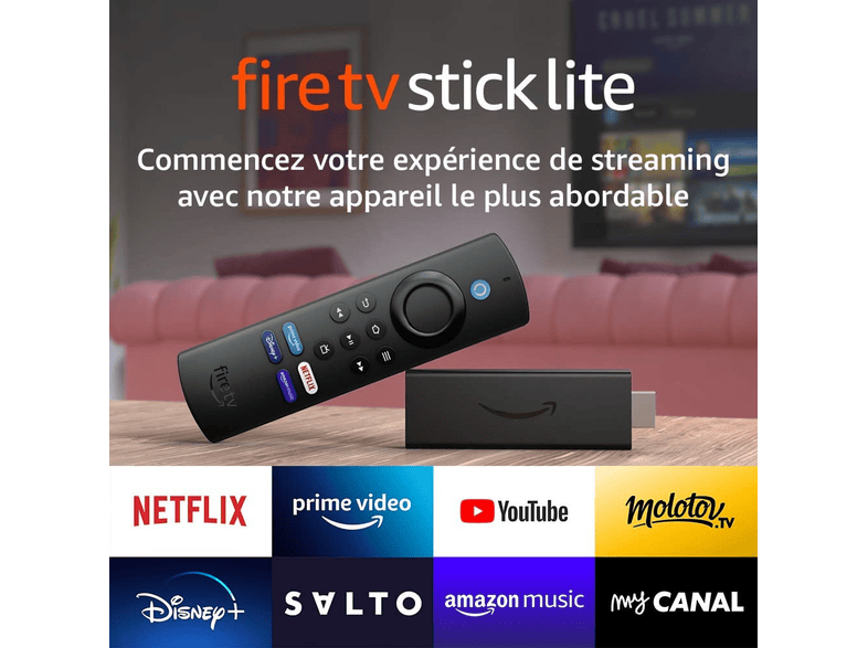 Acquistare  Fire TV Stick Lite con telecomando vocale Alexa Lite  (senza pulsanti di controllo TV) Chiavetta TV