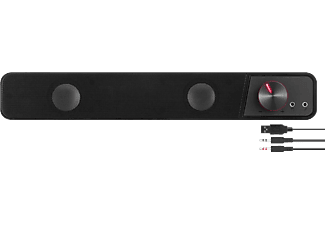 SPEEDLINK Brio - Stereo-Soundbar (Schwarz)