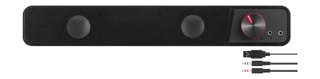 SPEEDLINK Brio - Stereo-Soundbar (Nero)