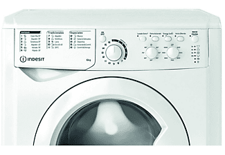 carga frontal | Indesit EWC 61050 W SP N, kg, Libre instalación, 1.000 rpm, Programas, Blanco