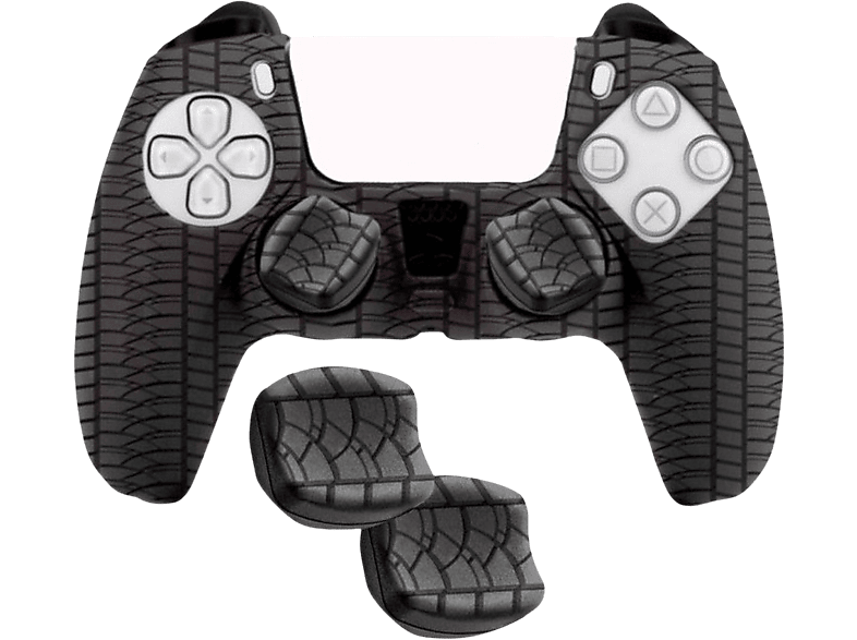 Blackfire Gamer Kit Funda Silicona + 2 Grips para DualSense PS5