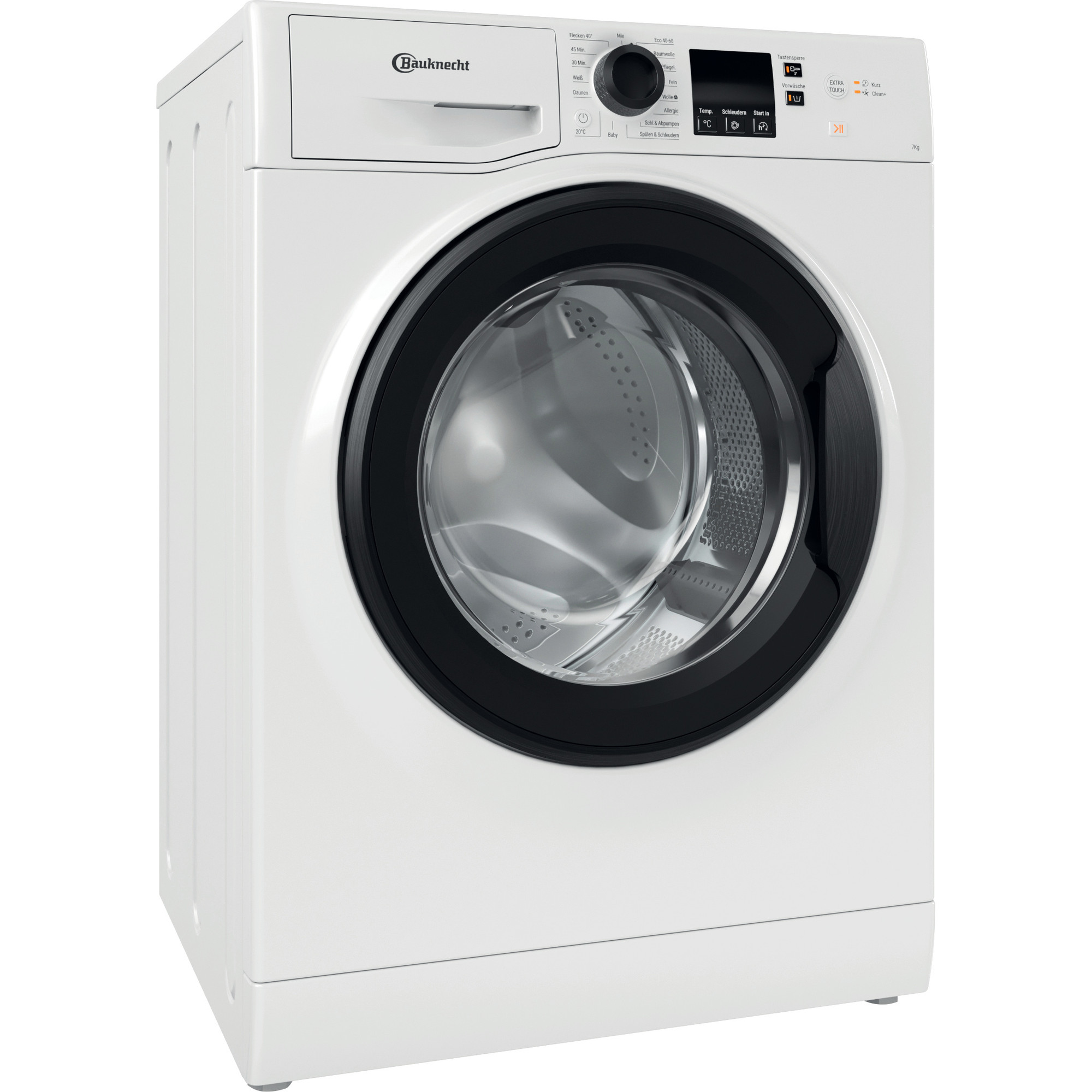 BAUKNECHT WM 7 M100 B Waschmaschine (7 kg, 1351 U/Min., B)