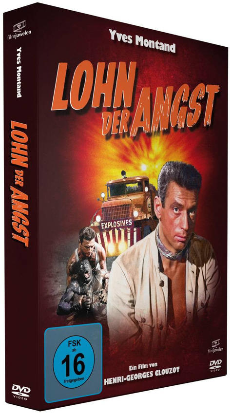 DVD-Box-Set mit dem Film 'Lohn der Angst', Mann und LKW.