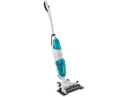 LEIFHEIT Regulus Aqua PowerVac Pro - Aspirapolvere a batteria (Bianco/Turchese)