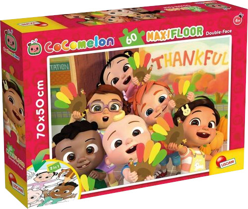 Cocomelon Puzzle de sol - 123, Reken Op Mij - 60 pcs
