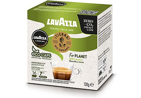 LAVAZZA Capsule Lavazza per macchine da caffè A Modo Mio TIERRA PLANET COMPOST 16C, 0,158 kg