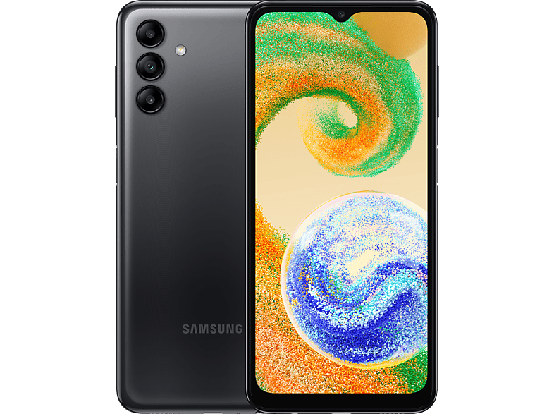 SAMSUNG GALAXY A04S 3/32 GB DualSIM Fekete Kártyafüggetlen Okostelefon + Yettel 3GB Mobilnet Extra Feltöltőkártyás Expressz csomag