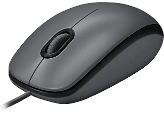 LOGITECH M100 - Maus (Dunkelgrau)