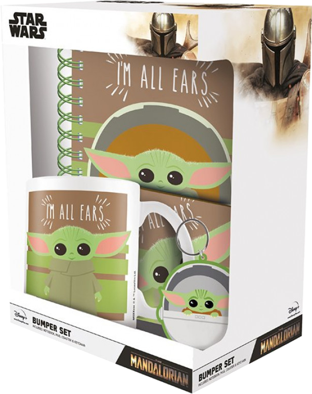 Star Wars: The Mandalorian - I'm All Ears ajándékcsomag (bögre, poháralátét, kulcstartó)