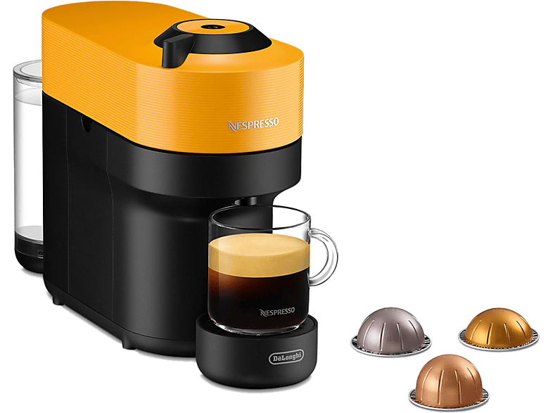 DE-LONGHI ENV90.Y Vertuo Pop Nespresso kapszulás kávéfőző, mangósárga