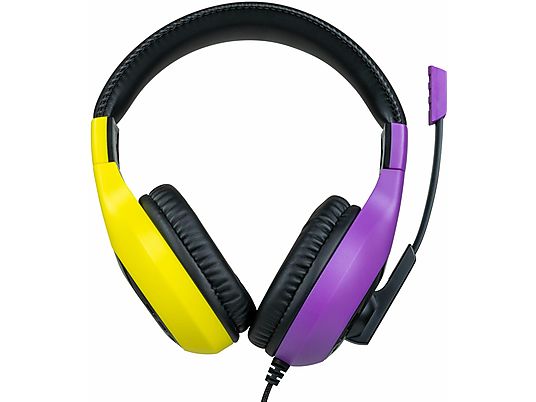 BIG BEN V1 - Gaming Headset, Violett/Gelb