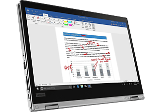 LENOVO Convertible ThinkPad L13 Yoga Gen 2, i5-1135G7, 8GB RAM, 256GB SSD, 13.3 Zoll FHD, Win10 Pro, Silber