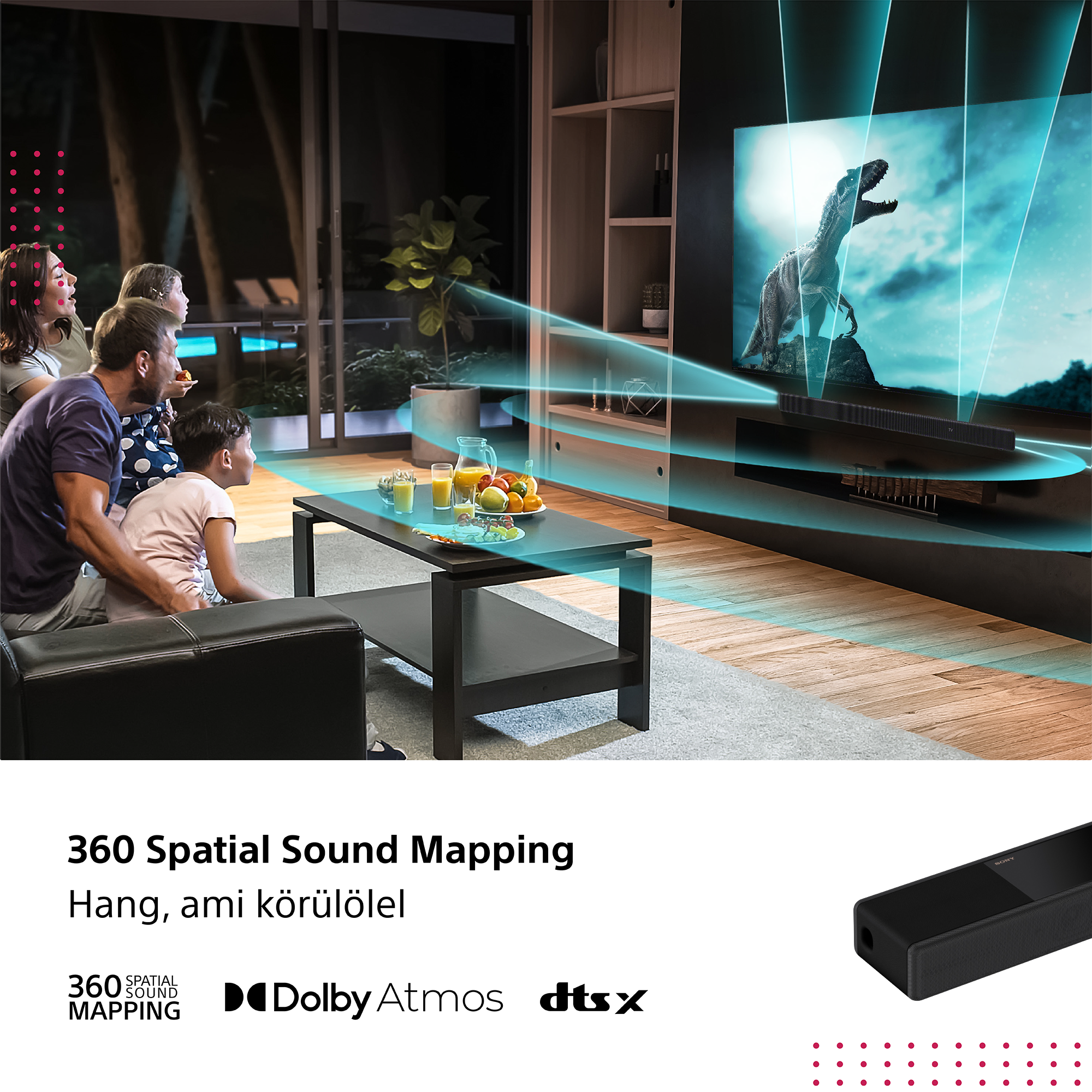 SONY HT-A7000 7.1.2 cs.  Dolby Atmos®/DTS:X®  Soundbar