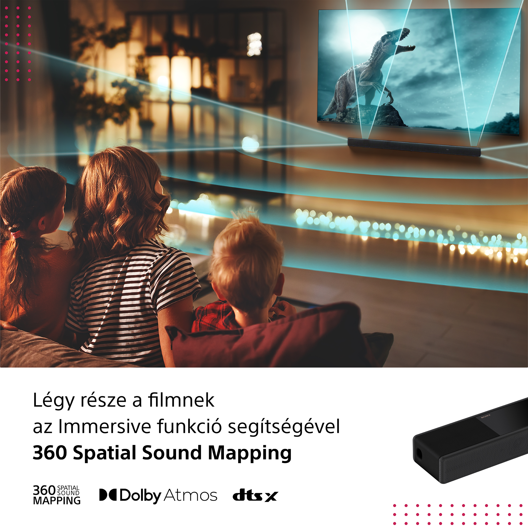 SONY HT-A7000 7.1.2 cs.  Dolby Atmos®/DTS:X®  Soundbar