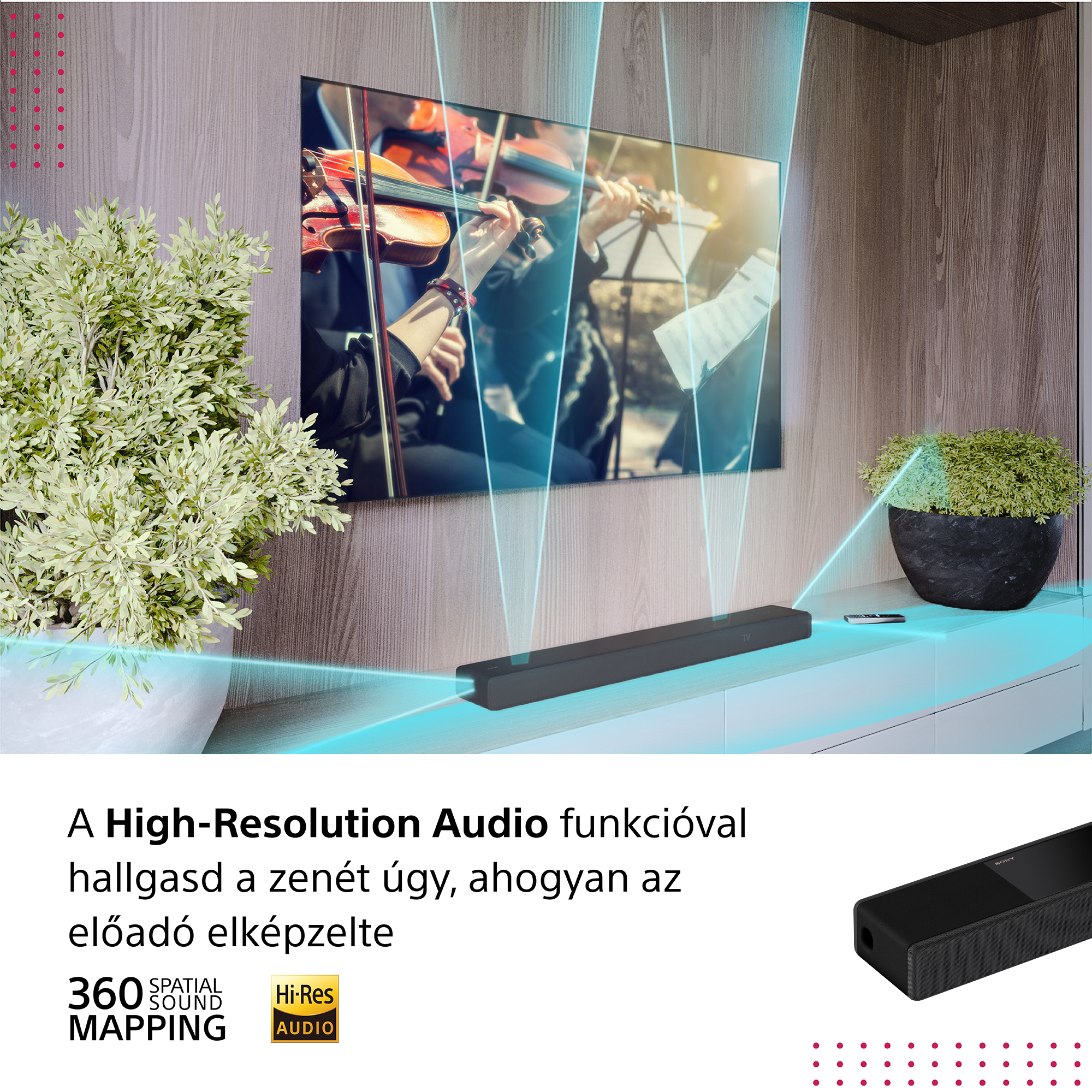 SONY HT-A7000 7.1.2 cs.  Dolby Atmos®/DTS:X®  Soundbar