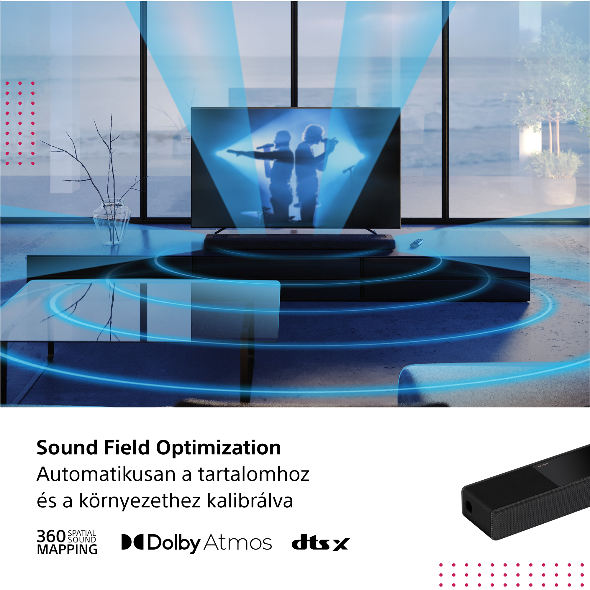 SONY HT-A7000 7.1.2 cs.  Dolby Atmos®/DTS:X®  Soundbar