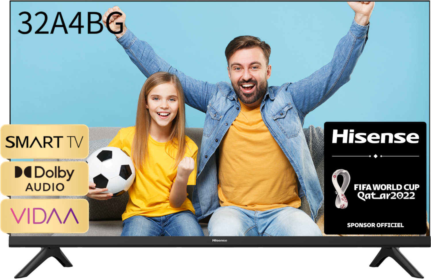 HISENSE 32A4BG 32" FULL LED Smart HD-ready - HD ready - Led-tv - 32 inch