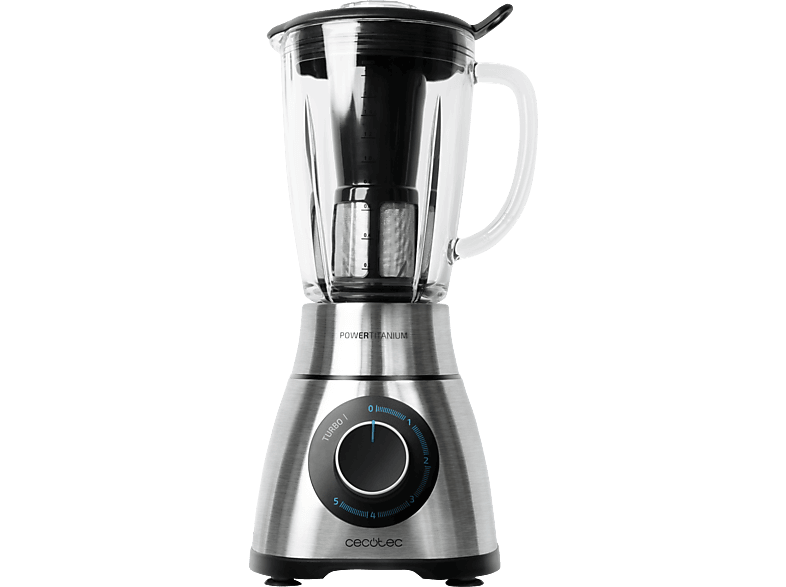 Batidora de vaso  Braun PowerBlend 1 JB1051BK, 600 W, 2 velocidades, 1  botella portátil, Negro