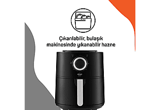 ARZUM AR2062-G Airtasty Air Fryer Sıcak Hava Fritözü Gümüş_6