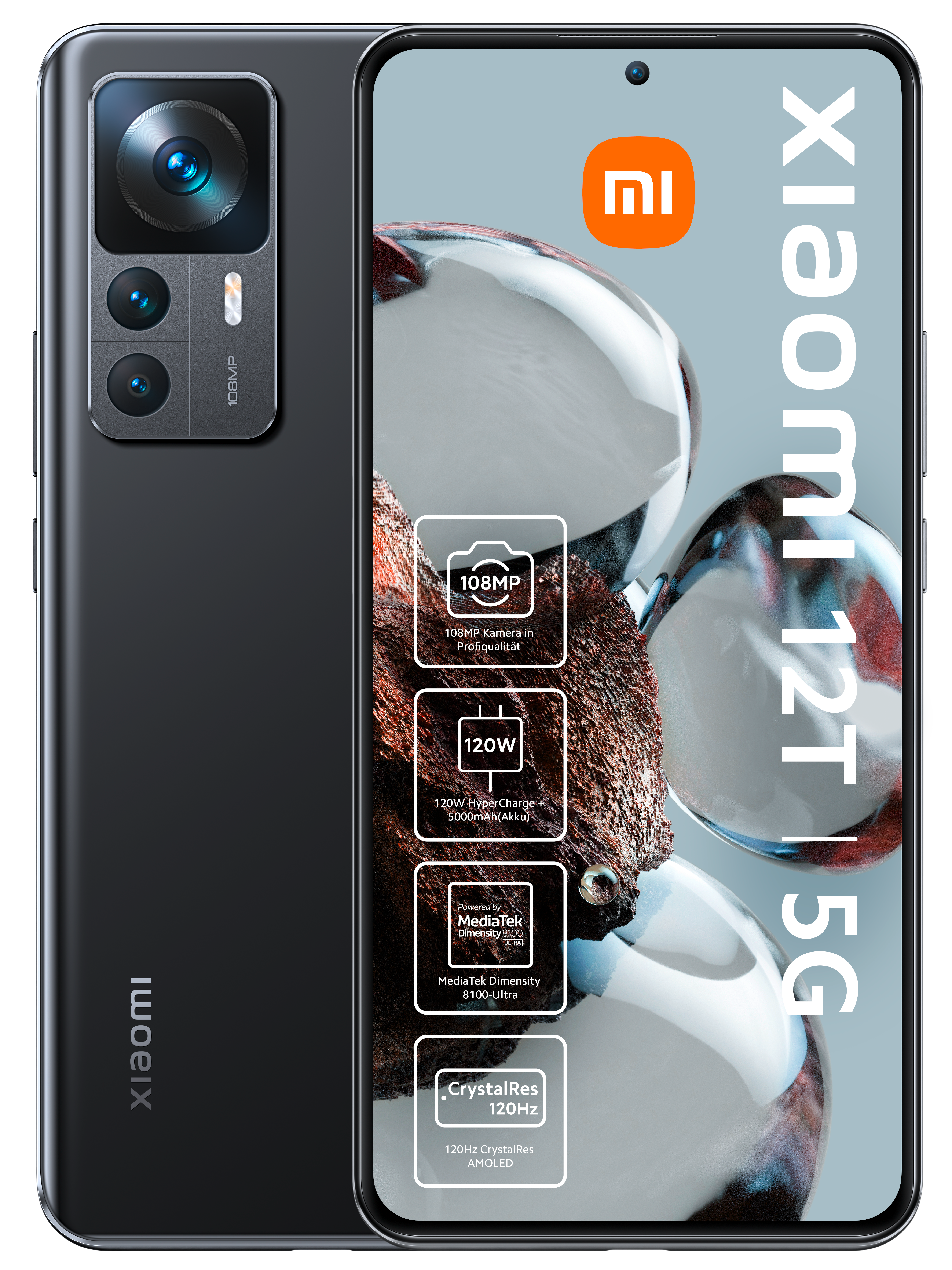 XIAOMI 12T 5G 256 GB Black Dual SIM