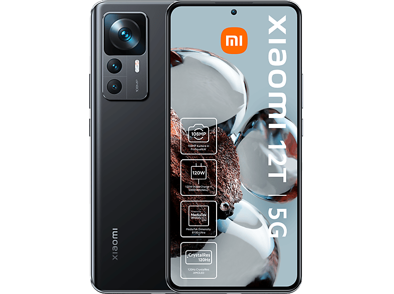 XIAOMI 12T 5G 256 GB Black Dual SIM