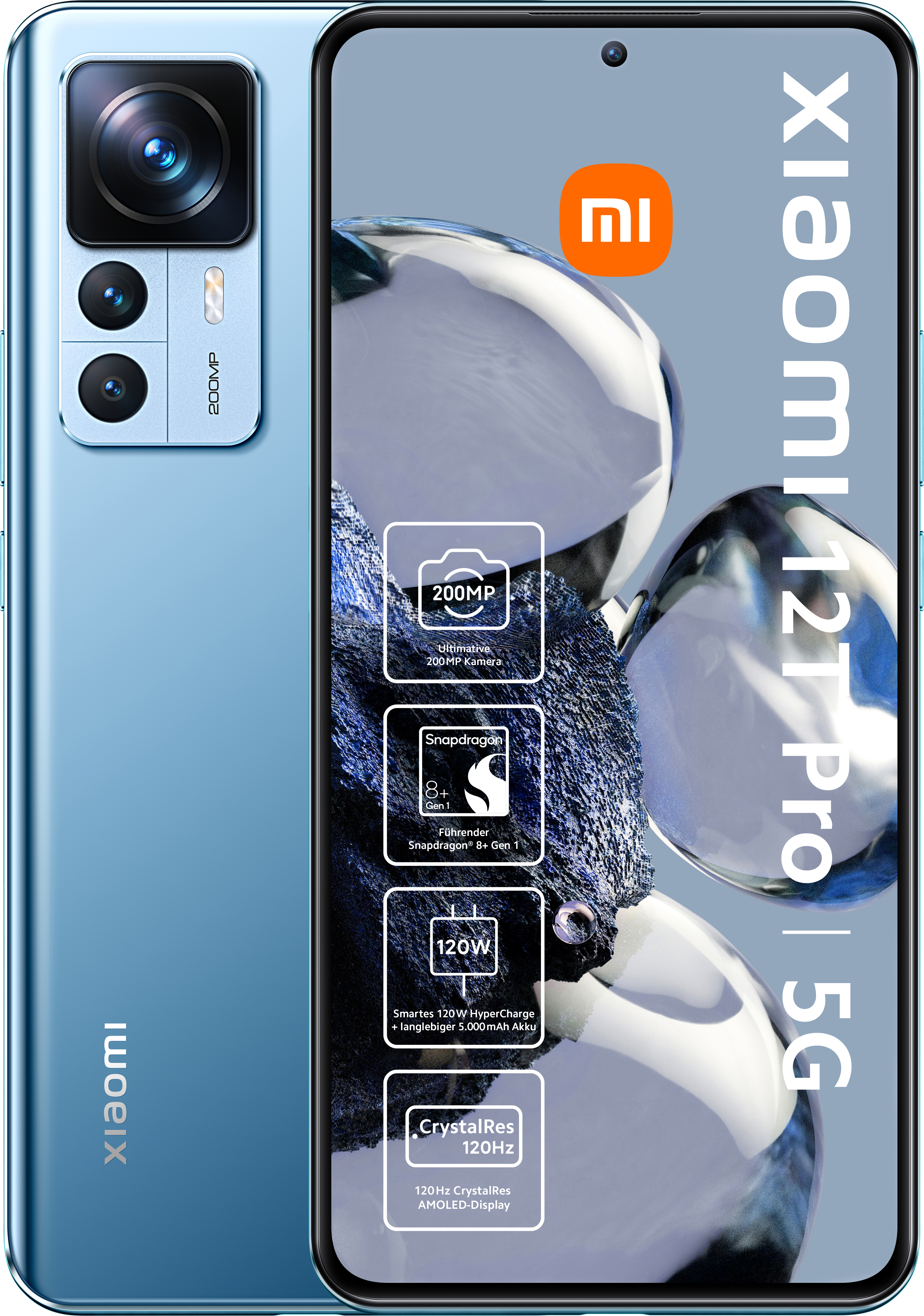 XIAOMI 12 T Pro 5G 256 GB Blue Dual SIM | MediaMarkt