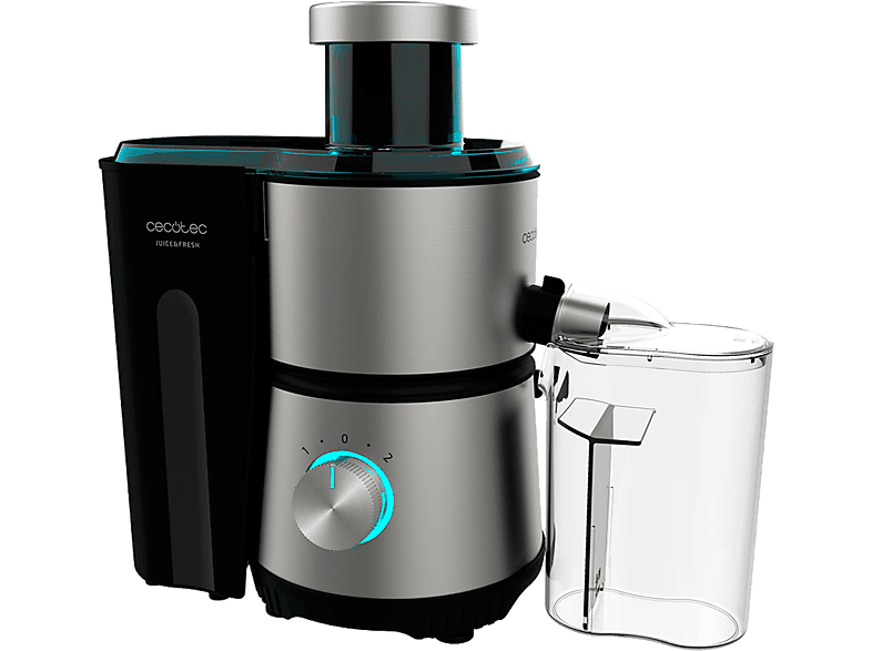 Licuadora  Cecotec Juice&Fresh 400 Titan Black, 400 W, 0.35 l, 20.000 rpm,  2 Velocidades, Negro