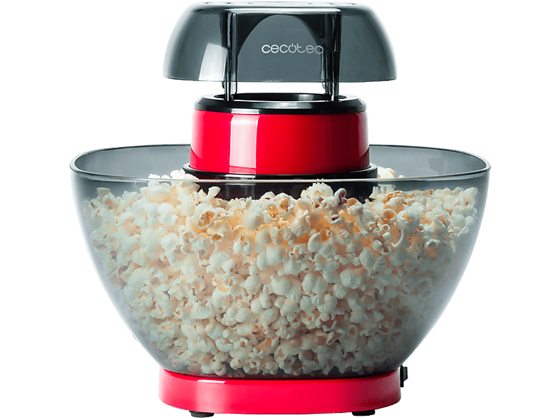 Cecotec Fun&Taste P'Corn Classic palomitas de maiz poppers Rojo, Acero  inoxidable 0,5 L 300 W