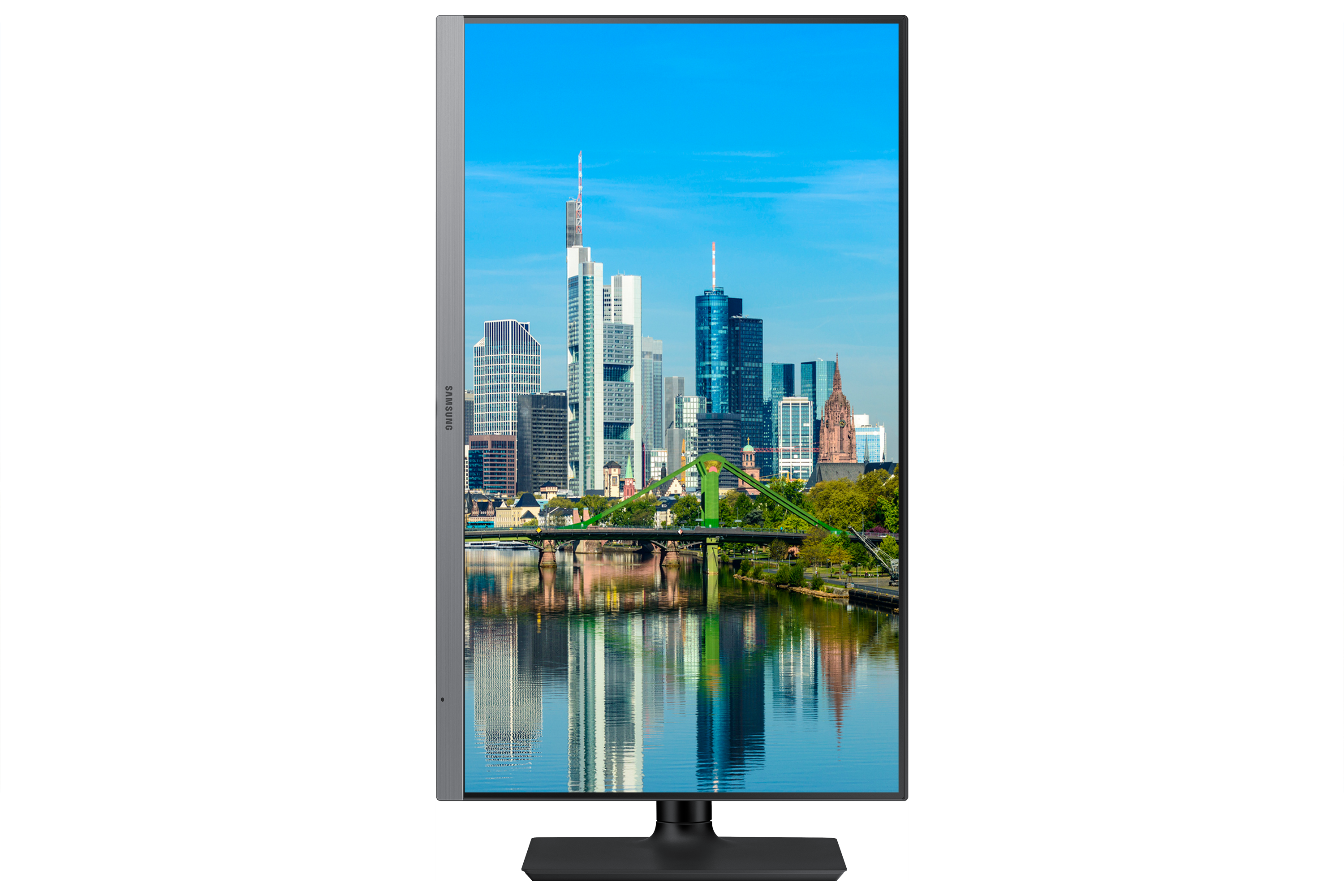 Monitor - Samsung LFF24T650FYR, 24" FHD, IPS, 5 ms, 75 Hz, Gris/azul oscuro