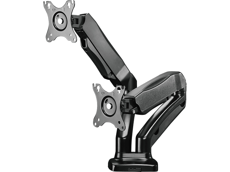 ISY Monitor Standaard Voor 2 Monitors Tot 32'' Dual Gaslift Zwart (ima-2100)