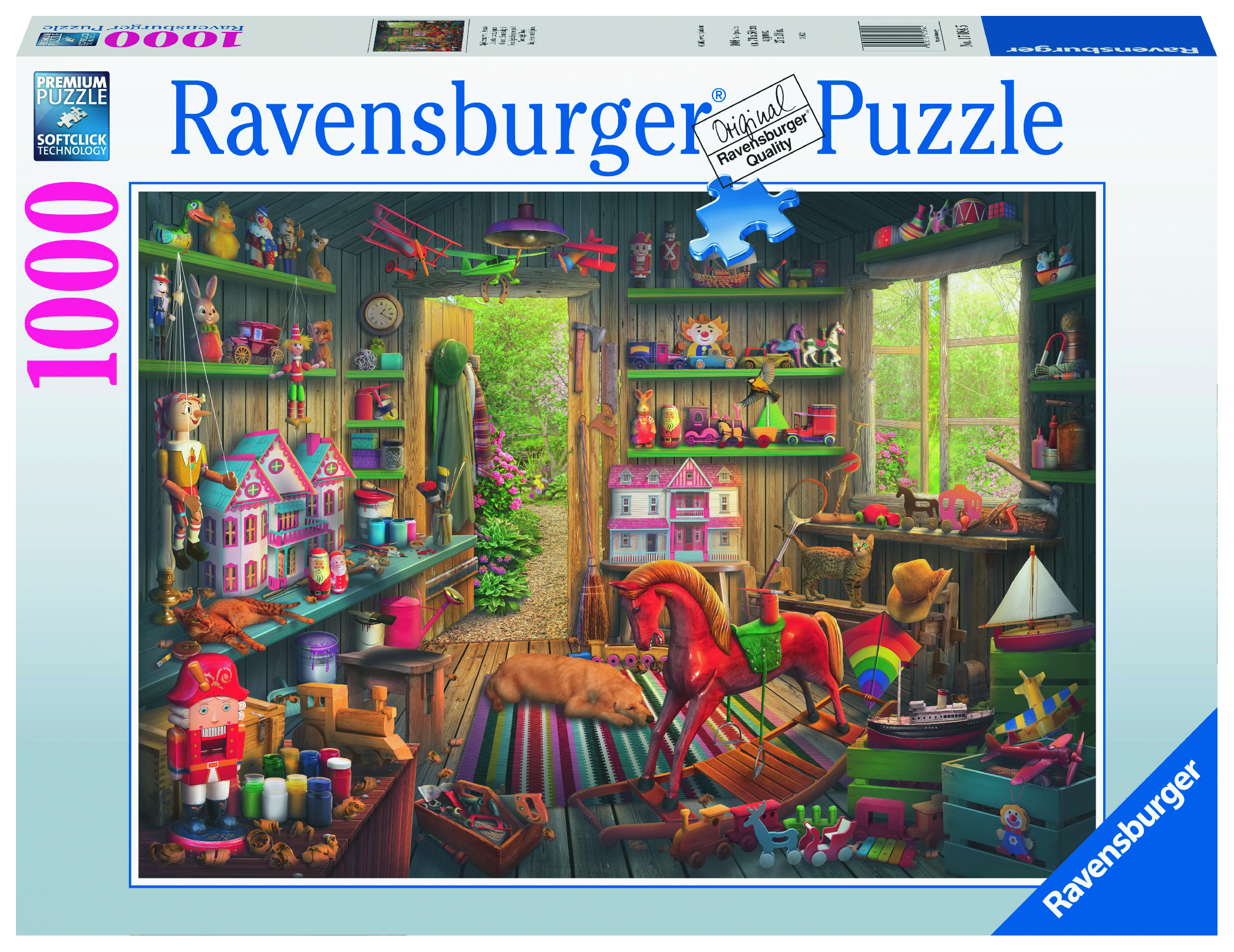 RAVENSBURGER 17084 Spielzeug von damals Puzzle Mehrfarbig