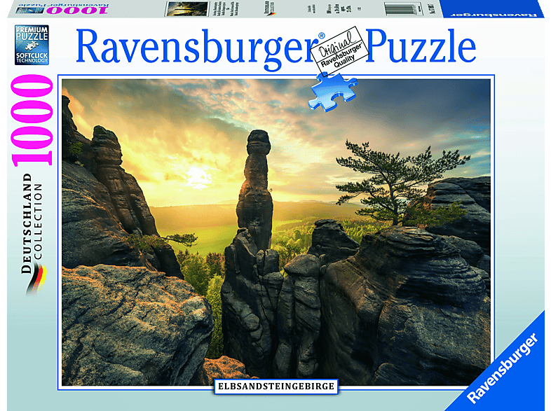 RAVENSBURGER 17093 Erleuchtung - E§lbsandsteingebirge Puzzle Mehrfarbig