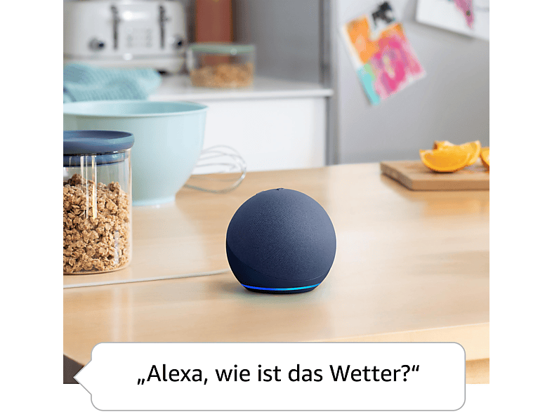 Amazon Echo Dot 5. Generation, schwarz; Smart Speaker — Foto 4 von 5