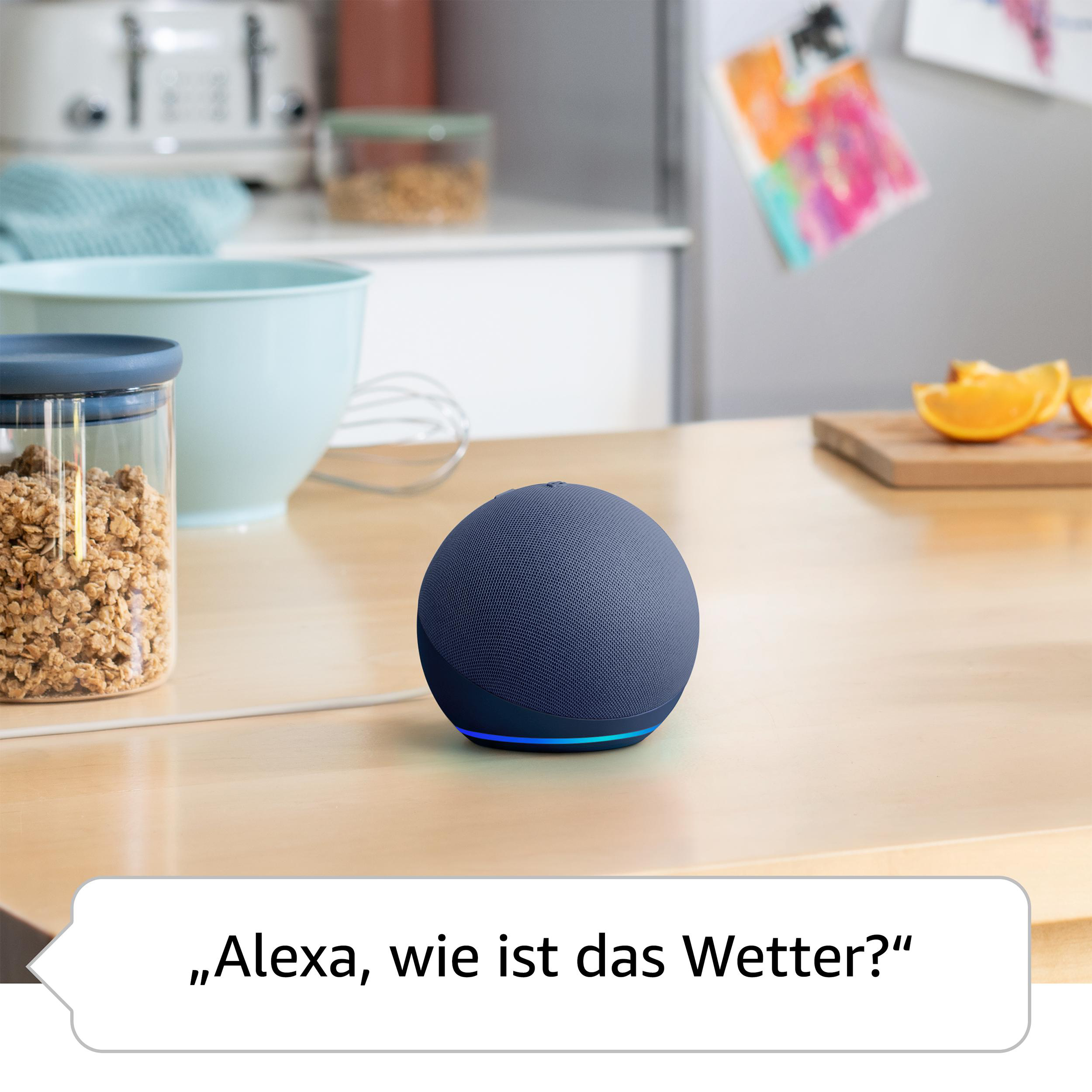 AMAZON Echo mit (5. Speaker, Smart 2022), Dot Generation, Weiß Alexa