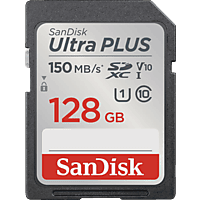 SANDISK PLUS SDXC™-UHS-I-Karte, SDXC Speicherkarte, 128 GB, 150 MB/s
