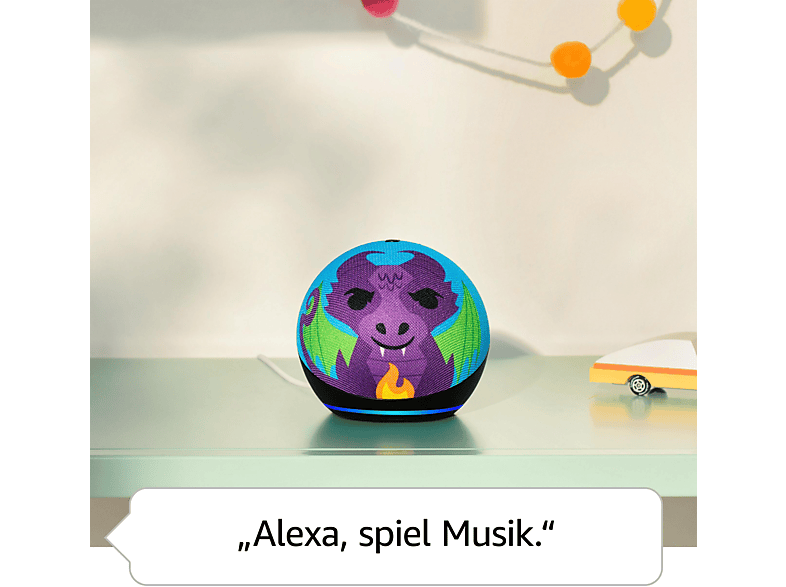 Thumbnail - AMAZON Echo Dot (5. Generation, 2022) Kids, mit Alexa, Smart Speaker, Drachen Design