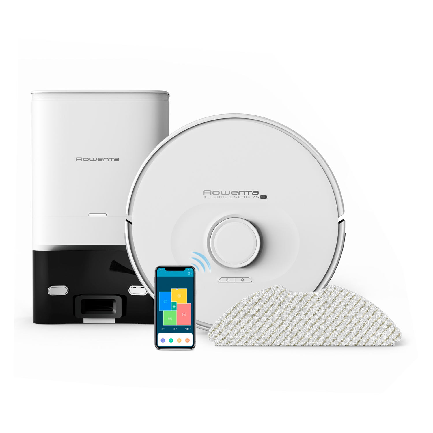 vhbw 4x filtro a pieghe piatte compatibile con Renfert Vortex Compact 3 L, 29 652 aspirapolvere - bianco/blu