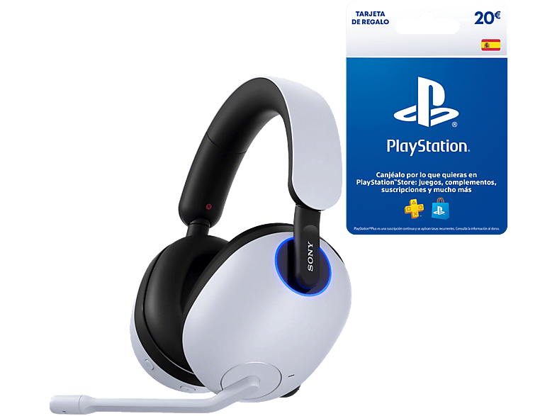 Sony INZONE H9 Auriculares Gaming Inalámbricos 7.1 con Cancelación de Ruido  PC/PS5 Blanco, PcCompon