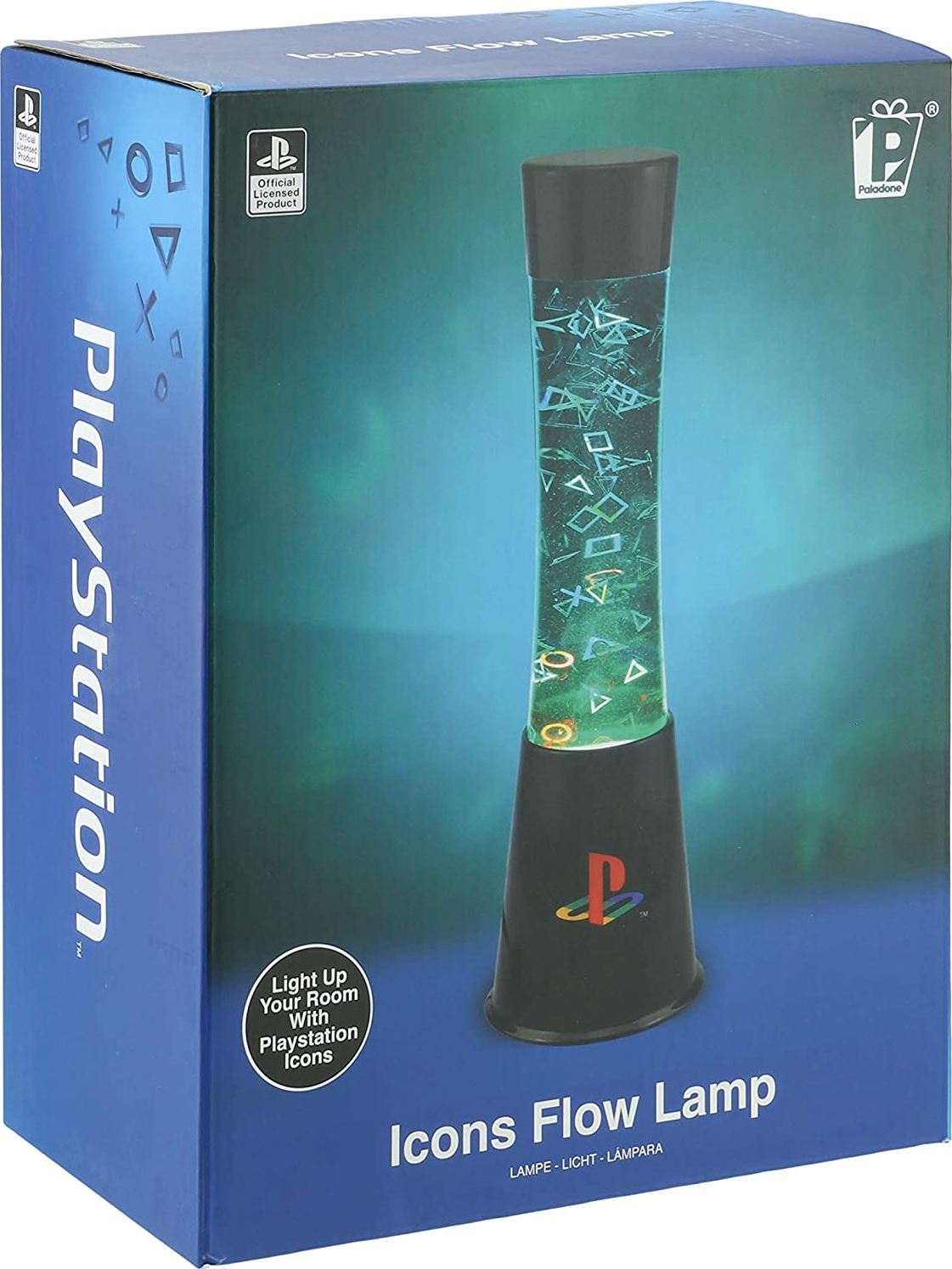PALADONE Icônes Playstation - Lampe à lave (Multicolore)