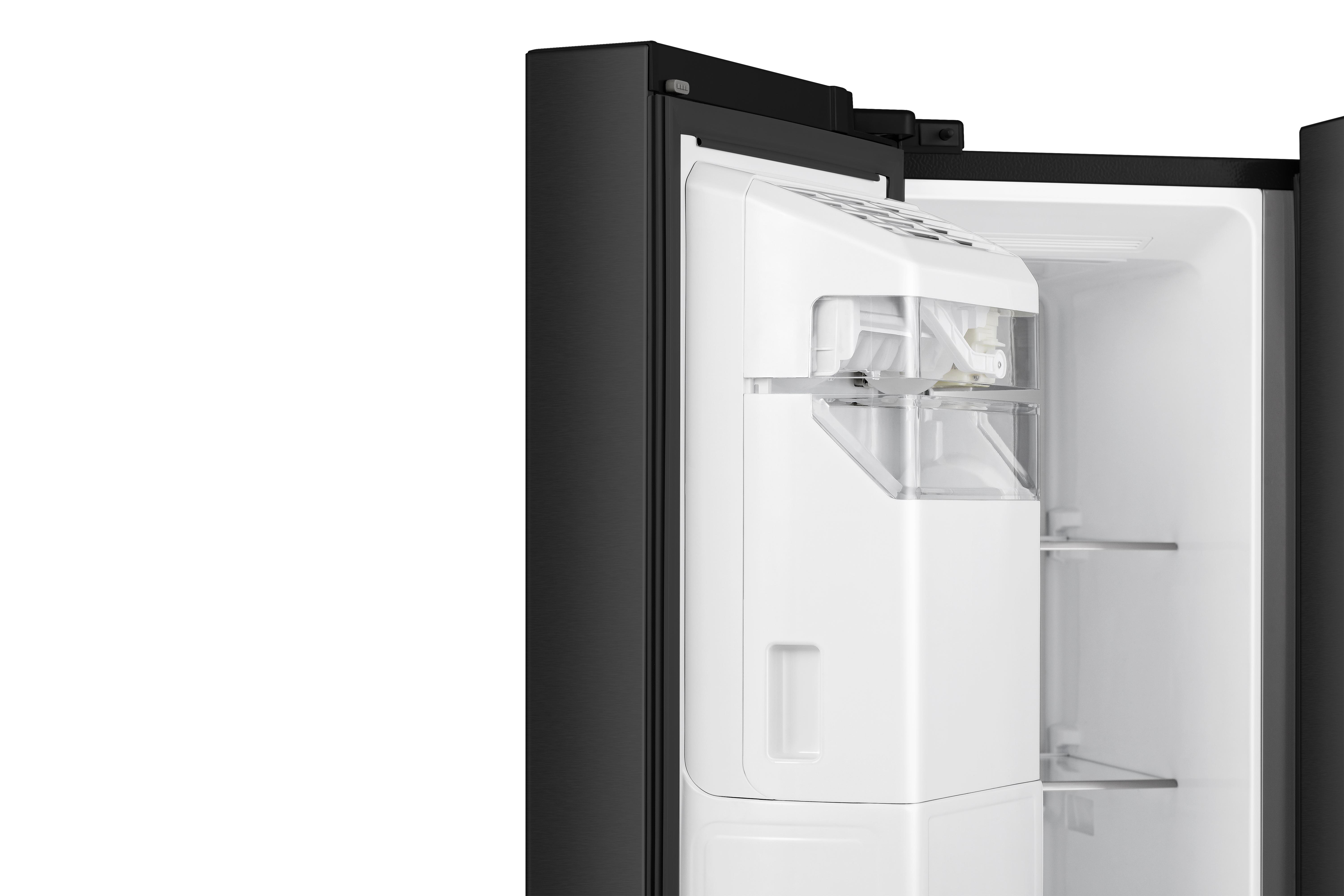 HISENSE RS818N4TFE  Side-by-Side (632 l, E, 1790 mm hoch, Schwarz)