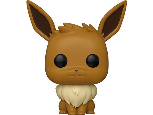 FUNKO POP! Games: Pokémon - Evoli (Super-sized POP!) - Personaggi da collezione (Marrone / crema / nero)