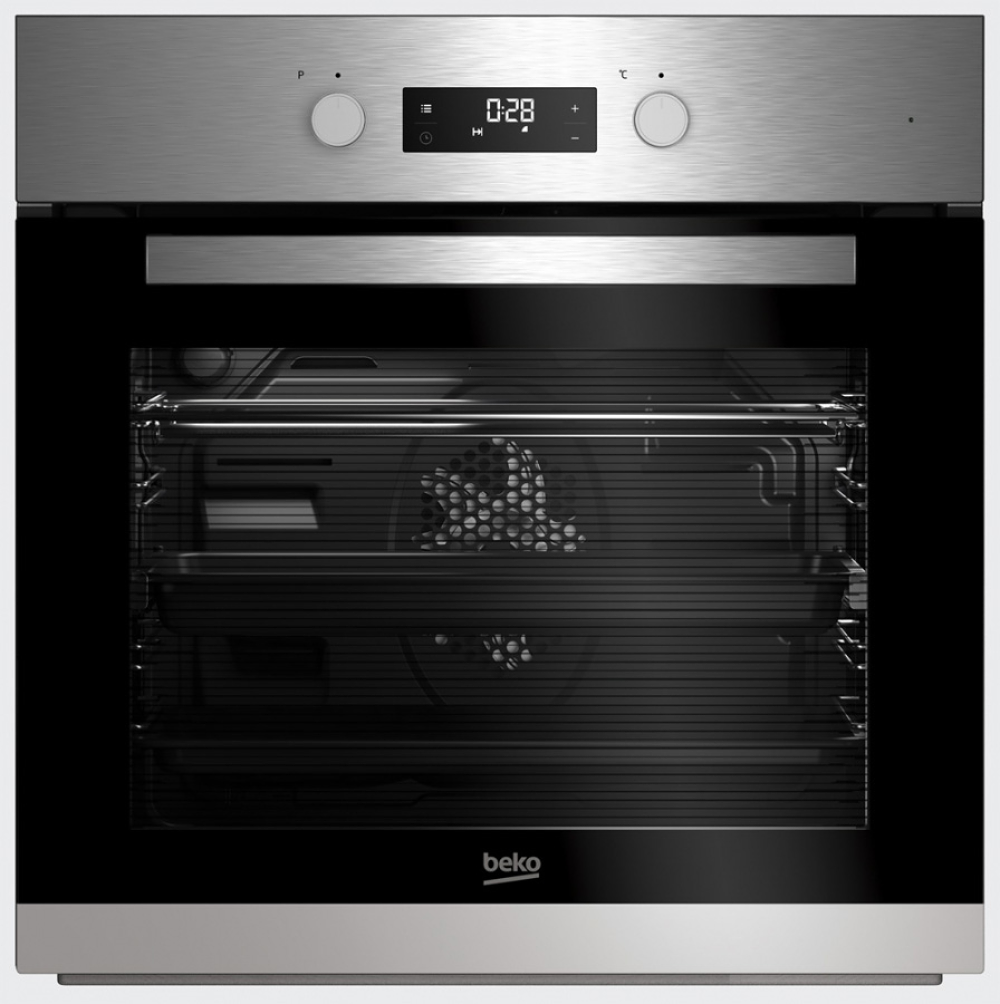 Horno - Beko BIE22301X, 65 l, Multifunción, 60 cm, Integrable