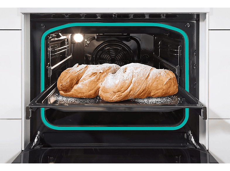 Gorenje GECS5C60WPA Elektroherd (EEK: A, Strahlungsheizungskochfeld, 70 l, Weiß) — Foto 2 von 5