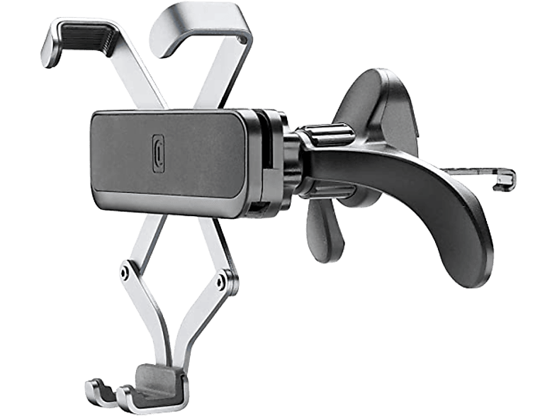 Soporte de móvil para coche - CellularLine GRAVITYHOLDERVENTK, Universal, Negro