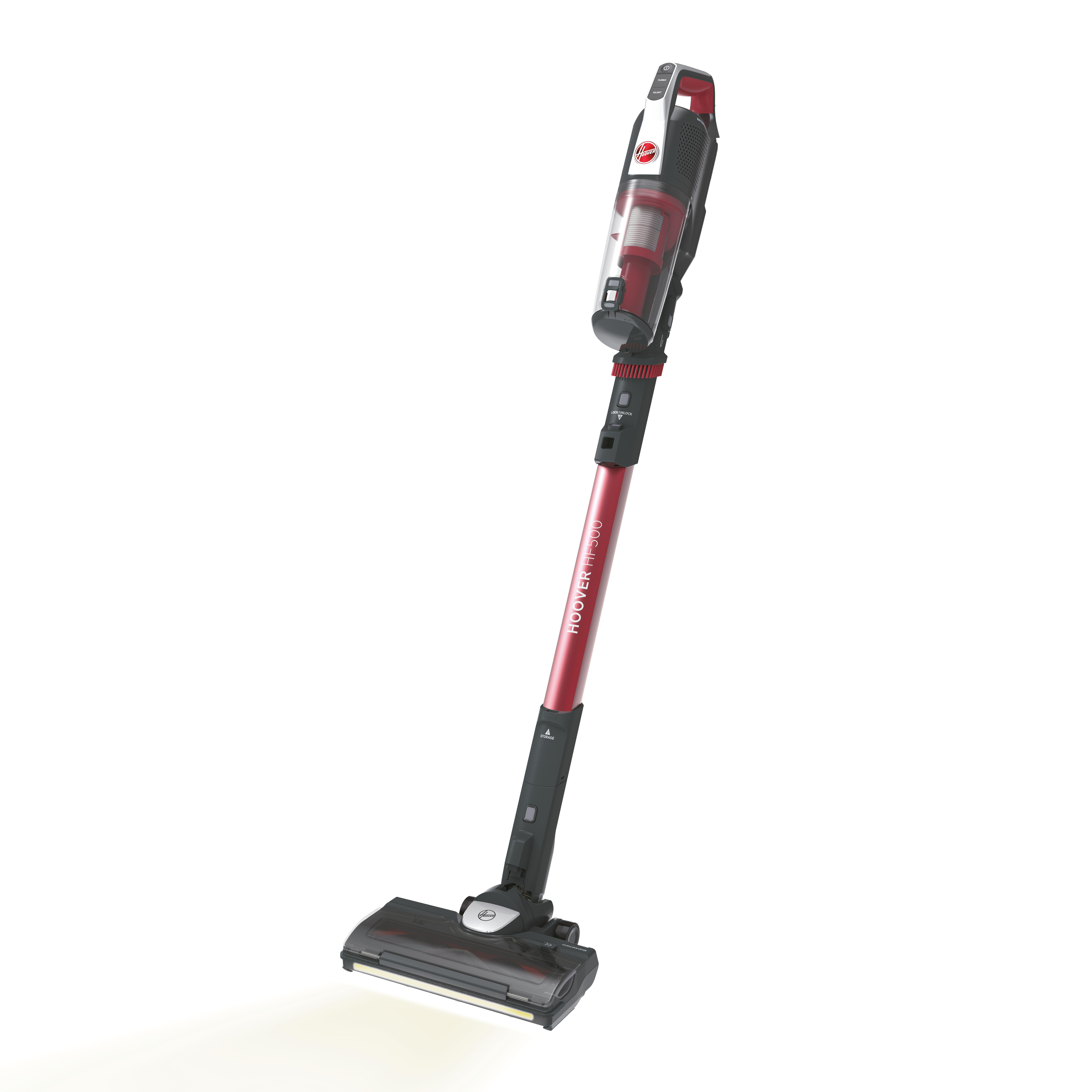 HOOVER HF522STH 011 Staubsauger (0,45 l, Akkulaufzeit: bis zu 45 min, Cosmopolitan Red)