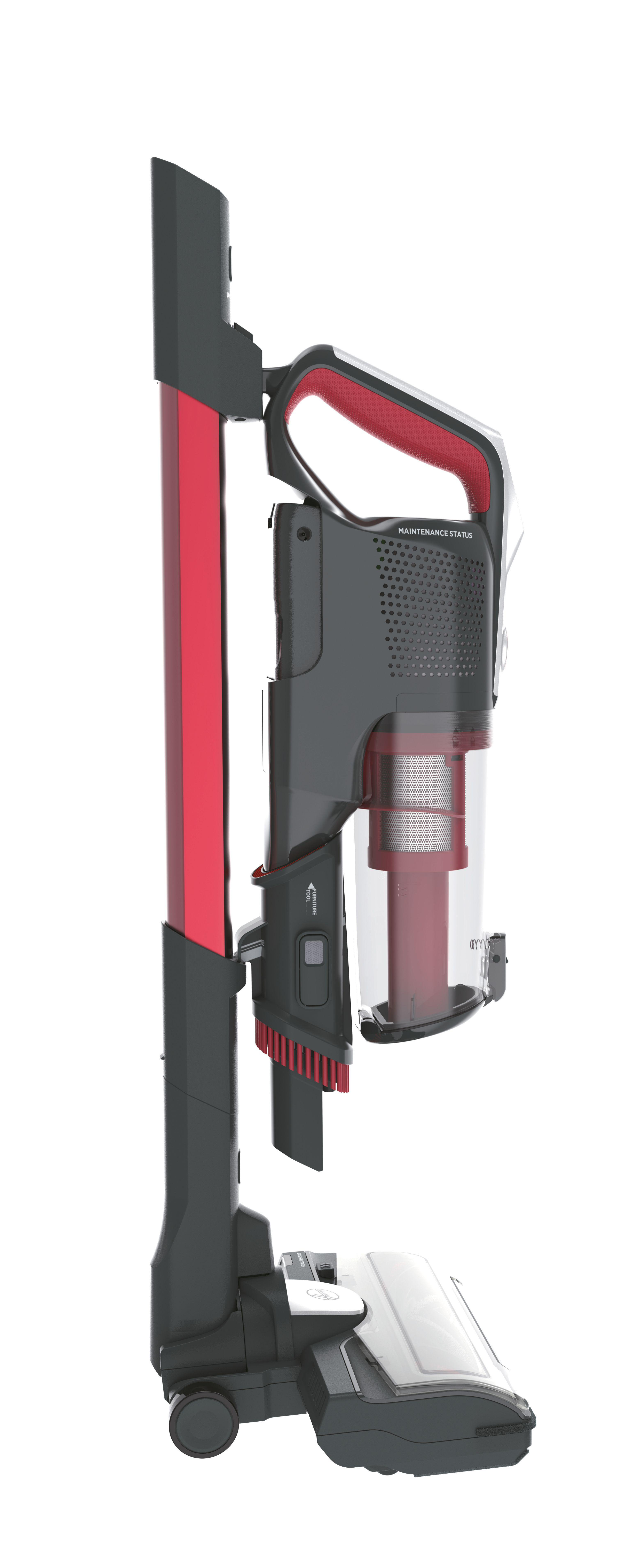 HOOVER HF522STH 011 Staubsauger (0,45 l, Akkulaufzeit: bis zu 45 min, Cosmopolitan Red)