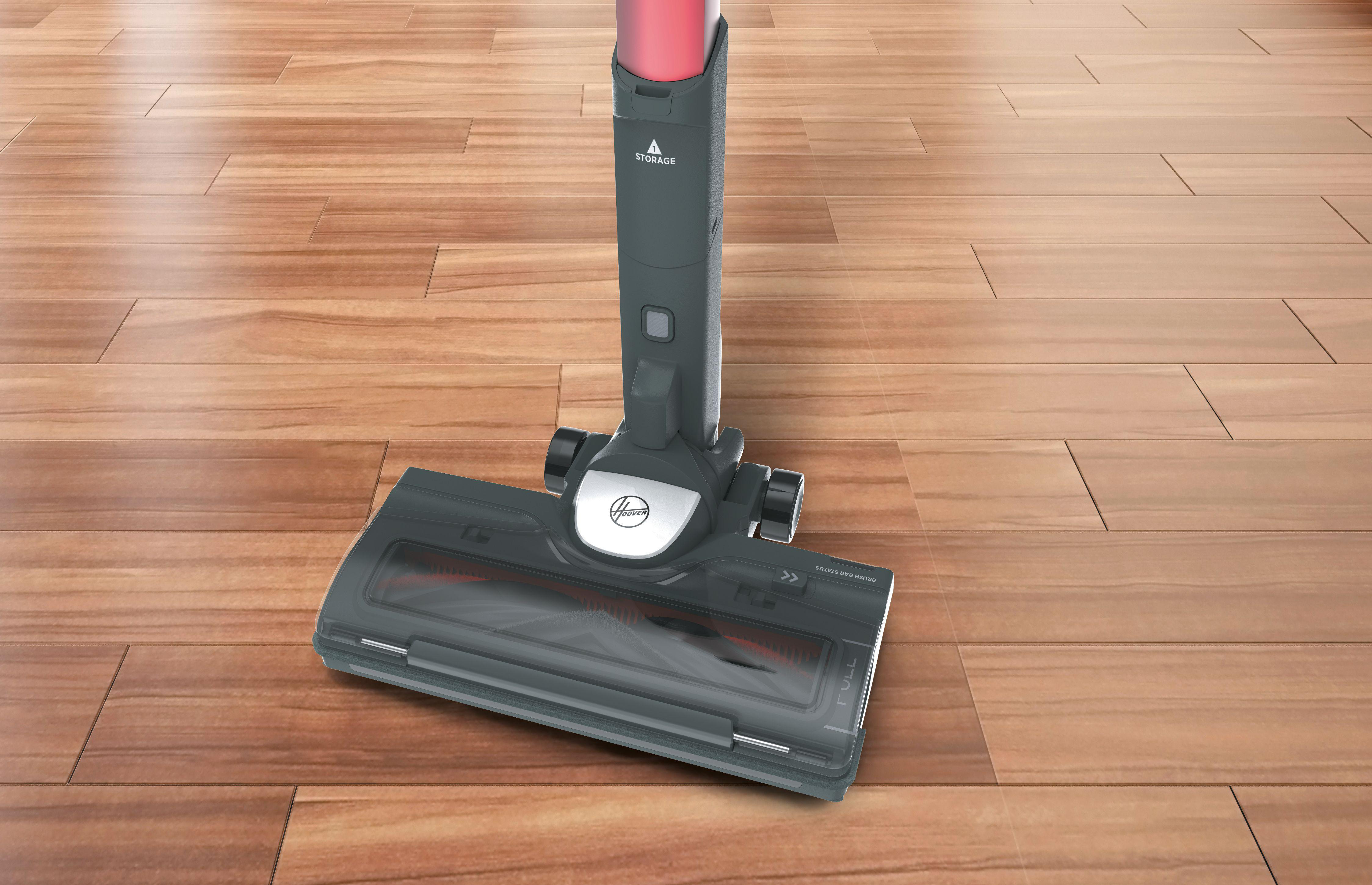 HOOVER HF522STH 011 Staubsauger (0,45 l, Akkulaufzeit: bis zu 45 min, Cosmopolitan Red)