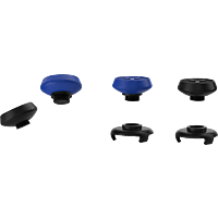 Grips - ISY C-6009 Control de PS5, Silicona, Azul y Negro