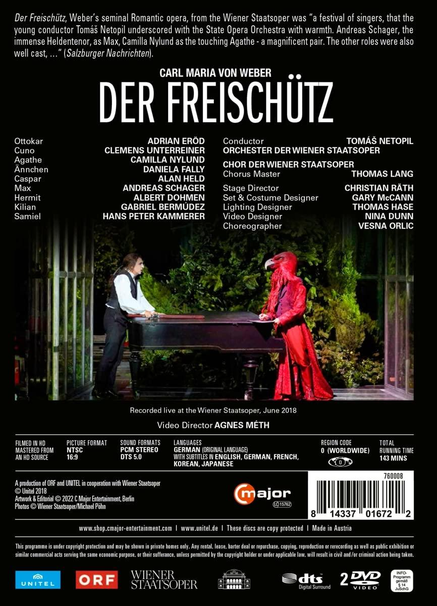 Various Artists, Orchester Der Wiener Staatsoper, Chor Der Wiener Staatsoper - Der Freischütz  - (DVD)